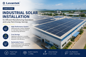 Industrial solar installation image